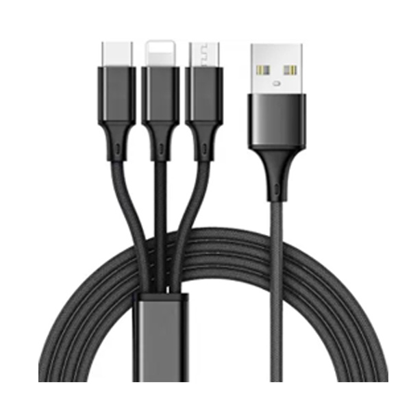 Quik Charge 3 In 1 USB Data Cable