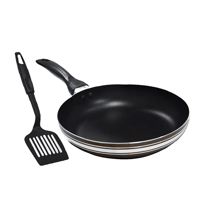 Non Stick Fry Pan With Spoon (28CM)
