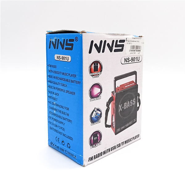X Bass Portable Speaker Radio NNS NS-901U