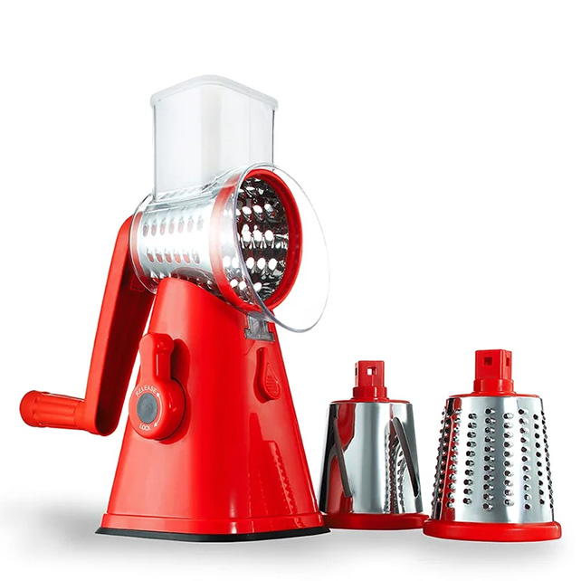 Tabletop Drum Grater 3 in 1