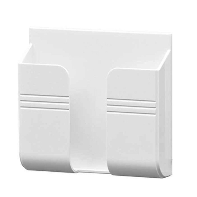Wall Mounted Phone Holder And Remote Holder