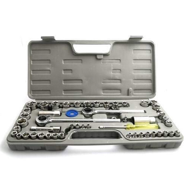 52pcs Hand Tools Ratchet Socket Set Tool Box Spanner Set DIY Wrench Set