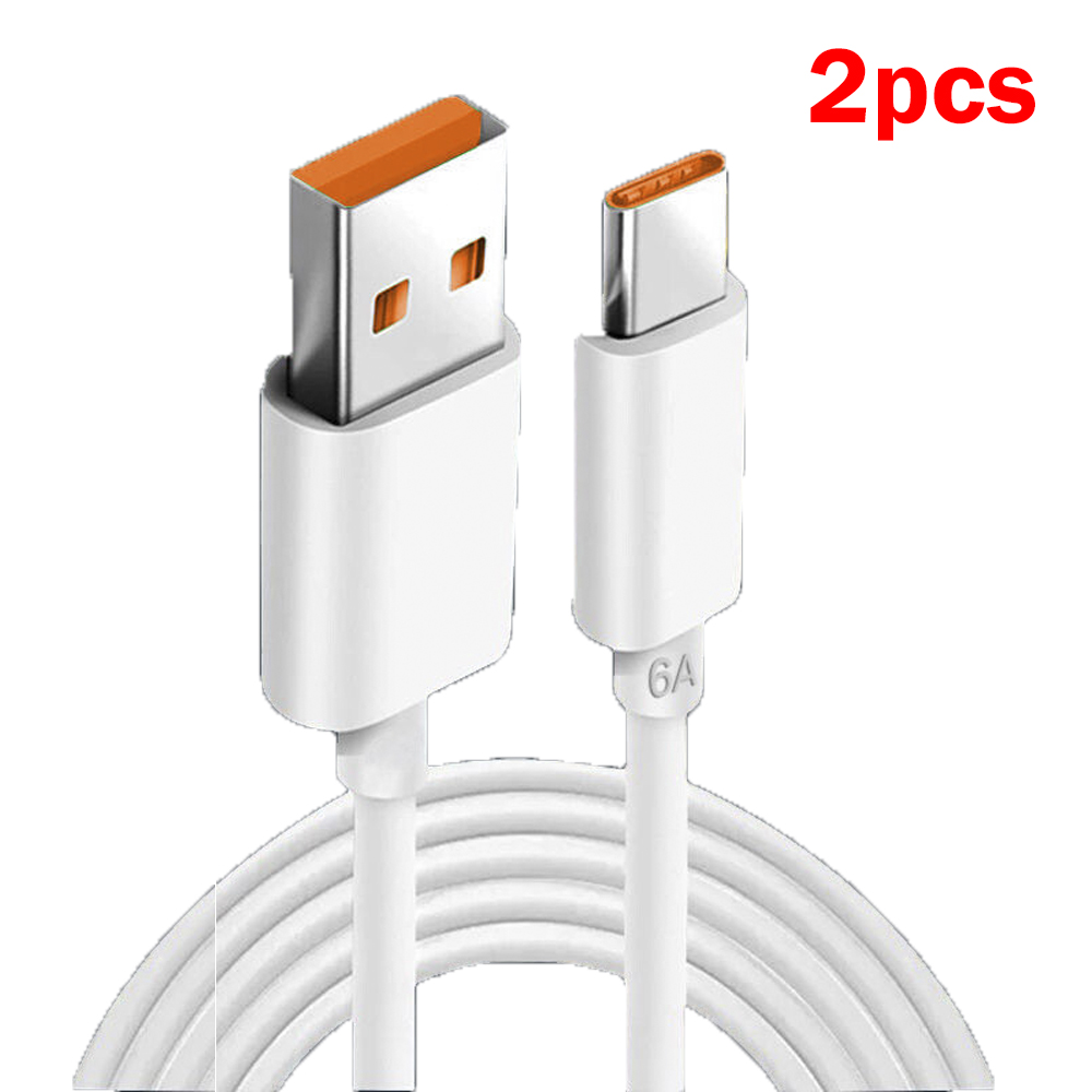 2 Pcs Type-C Data Cable 1m