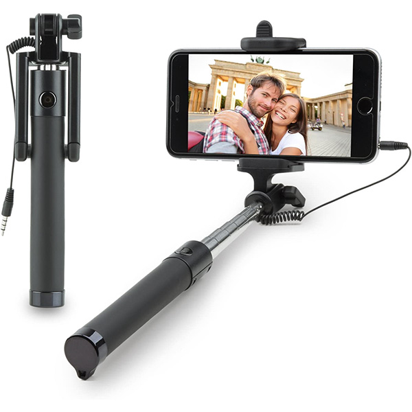 Wired Adjustable Selfie Stick 78cm