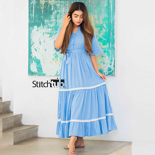 CIELO RUFFEL MAXY DRESS