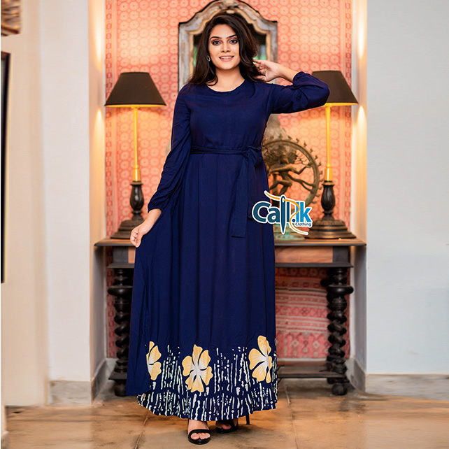 DIAMOND FLORA MAXY DRESS